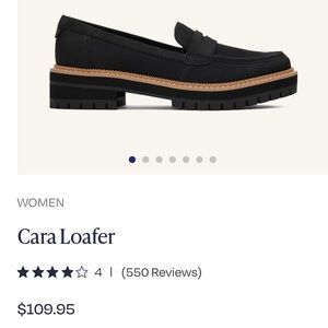 Tom’s black loafers - size 11